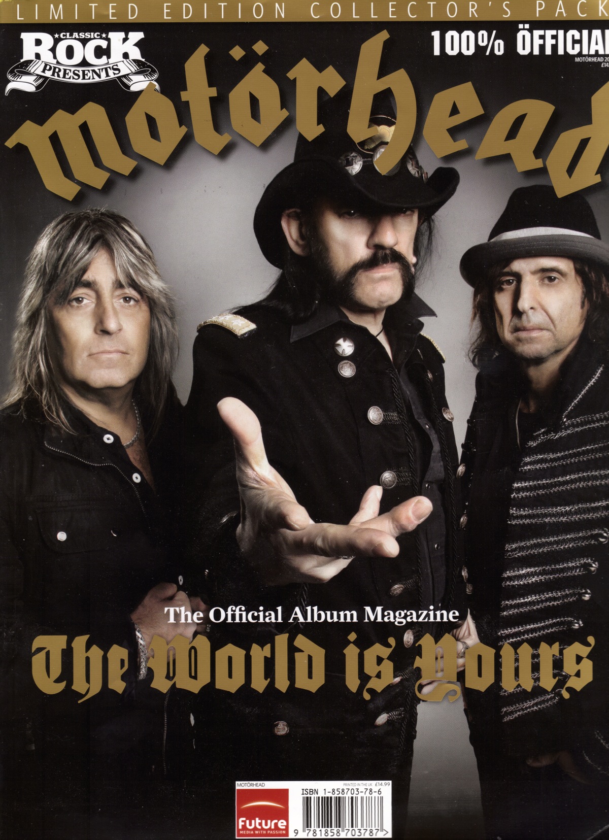 Motörhead – The World Is Yours Classic Rock Fan Pack Magazine – The